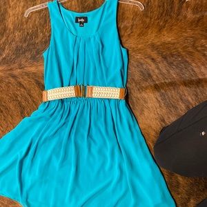 By and by turquoise dress size small
